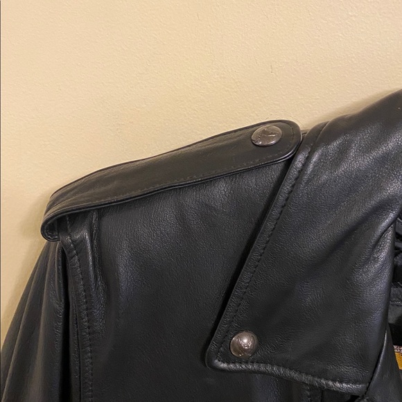 Harley Davidson Black Leather Jacket 50 Year Anniversary Small - Picture 9 of 10